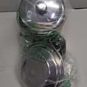 Bacon Grease Container with Strainer & Lid, 43oz Stainless Steel Grease Saver for Kitchen, Leakproof Oil Keeper with Non-Slip Handle, Fry Fat Storage Organizer for Cooking Oil/Grease