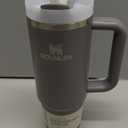 STANLEY Quencher H2.0 Tumbler with Handle and Straw 30 oz | Flowstate 3-Position Lid | Cup Holder Compatible for Travel | Insulated Stainless Steel Cup | BPA-Free | Stone