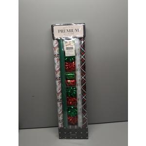 Holiday premium all in one  4 rolls of gifts wrap (30in ×10 ft left)