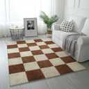 16 Pcs Carpet Foam Floor Tiles Plush Interlocking Carpet Tiles Anti-Slip Soft Playroom Rug 49"x49" Foam Mats Replaceable Washable Puzzle Floor Mats for Bedroom, Home Decor