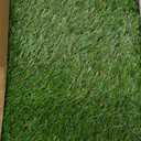 HQ4us Dog Grass Pad with Tray Small 23" x 16" Dog Litter Box Toilet for Puppy (No Grate) with 2Artificial Grass for Dogs with Hemmed Edge, Pee Pads for Dogs, Realistic, Less Stink, Potty for Balcony