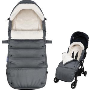 Universal, Weather-Proof, Warm Stroller Footmuff | Extendable Winter Cover | Adjustable Buckle | Stroller Bunting Bag | CosyDiary Stroller Accessories | Stroller Cover