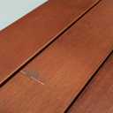 Adesso Floor Lamp with Walnut Tripod Base and White Linen Lampshade  Lamp for Bedroom, Living Room, and House Dcor, 63 x 20 (Brown and Beige)