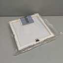 Yellow Gray Picture Wall Art for Bathroom Wall Decor Flowers Canvas Prints Framed 4 Panels (12 x 12 in (4 Piece))