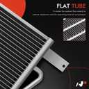 A-Premium Air Conditioning Condenser Compatible with Ford