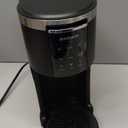 SHARDOR 3 in 1 Single Serve Coffee Maker for K Cup & Ground Coffee & Teas, Pod Coffee machine, 614oz Brew Sizes, 40oz Detachable Water Reservoir, Descale Settings, Black