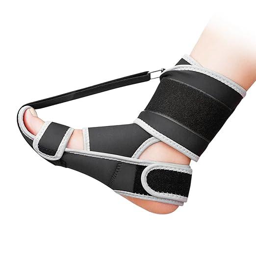 Zyhevri Plantar Fasciitis Night Splint, Used to Relieve Plantar Fasciitis, Heal Achilles Tendonitis, Treat Bone Spurs, Foot Drop, and Flat Arches. Lightweight, Soft, and Breathable, Unisex