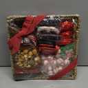 A Gift Inside Holiday Classic Chocolate, Candy & Crunch Gift Basket With Handmade Chocolates, Ghirardelli, Caramel Corn for Gourmet Christmas Food Gift, BB Date: 08/25/25