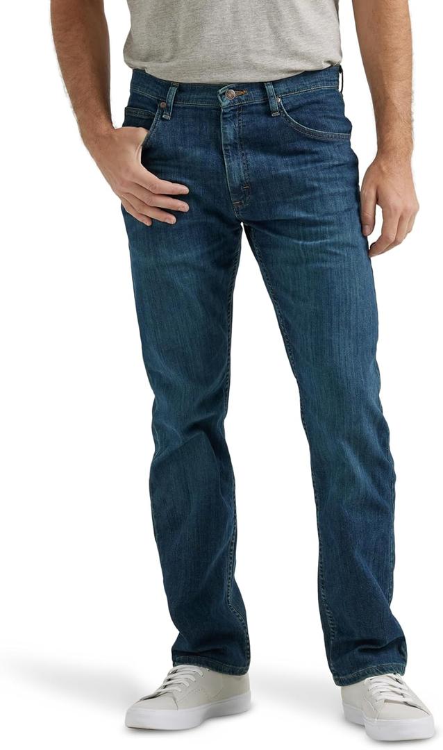 Wrangler Authentics Men's Classic 5-Pocket Regular Fit Flex Jean (42W x 32L)