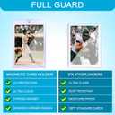 93-Pack Trading Card Protection Kit - 30 Magnetic Card Holders, 30 3"x4" Top Loaders, 30 Soft Penny Sleeves & 3 Dividers - Fits Baseball, Basketball & Versatile for Most Standard-Size Collectibles