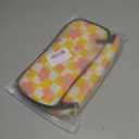 Yellow Red Flower Large Pencil Case for Girls, Pencil Pouch Pen Bag Kids | Big Capacity with Flip Top Zipper Stationery Organizer Storage Back to School Supplies for School Office College Student