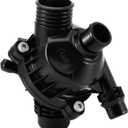 11537549476 Engine Coolant Thermostat Housing Assembly (2.5L 3.0L L6) For BMW E90 E92 E60 E83 128i 323i 325i 328i 330i 335i 525i 528i x3 Z4