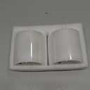 Homemory White Flameless Candles Battery Operated with Remote Timer, 3x3 Real Wax LED Pillar Candle for Home Fireplace Bedroom Living Room Party, Set of 2