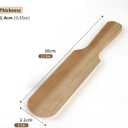 Fir Wood Pancake Spreader and Spatula Kit, 3 Size Batter Spreader and One 11.8" Spatula For Different Crepe Pans, Crepe Making Tools Suitable For Home Kitchen & Commercial Pancake Stall