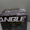 TRIANGLE Motorcycle Helmets Full face Helmet for Adults Men and Women Dual Visor with Internal Sunshield DOT Approved (Matte Black White, Large)