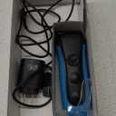 Braun Electric Series 3 Razor with Precision Trimmer, Rechargeable, Wet & Dry Foil Shaver for Men, Blue/Black, 4 Piece