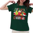 Christmas Shirts for Women Nurse Christmas T-Shirt Xmas Nursing Tee Nurse Vacation Tops (Green9)