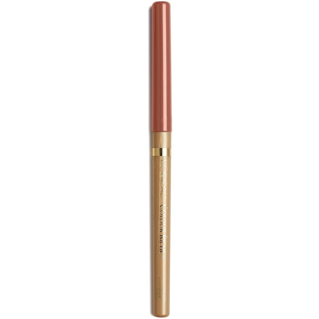 L'Oreal Paris Colour Riche Lip Liner Pencil, Creamy Lip Liner with Omega 3 and Vitamin E, 780 Au Naturale (Soft Neutral Beige) (1 Count (Pack of 1))