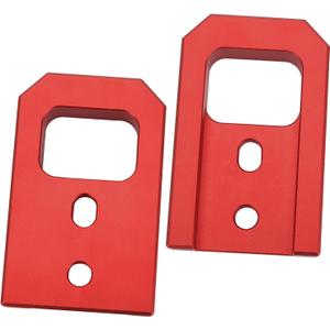 Front Tow Hooks Red Replacement for Toyota Tacoma 2024-2026/4Runner 2025-2026/Land Cruiser 24-on