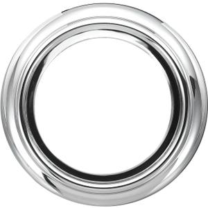 uxcell Tub Spout Ring, 2-1/4" ID x 3-9/16" OD Bathtub Spout Trim Plate Cover Ring, Decorative Bathtub Faucet Remodeling Surround Sealing Spacer Plate for Bathroom, Silver