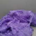 5 Yards 80mm Wave Silk Gauze Organza Ribbon Bow Material for Hair Ornament Gift Wrapping Decoration Lace Ribbons (Color : Purple, Size : 80mm)
