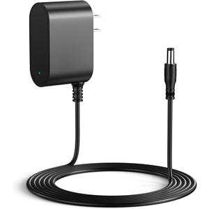 WUKUR Replacement for Crosley Record Player Power Cord, 9V Adapter for Crosley Cruiser Portable Turntable Record Player CR8005A CR221 CR8005C I II III Series 5.9FT Cord (Not for 5V or 12V)