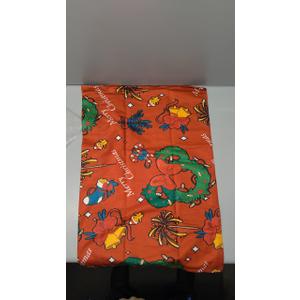 Kalmico Christmas Mouse Head Kitchen Curtain Valance 54W x 18L Inch Red Vintage Cute Wreath Xmas Holiday Winter Rod Pocket Short Cafe Small Window Treatment Drapes Decor