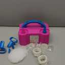 Balloon Pump Electric Party Decorations - Electric Balloon Pump for Balloon Arch Kit, Portable Dual Nozzle Balloon Inflator (Rose Red)