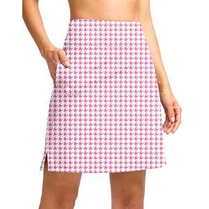 Viodia 18" Skorts for Woman with Pockets High Waisted Golf Tennis Skirts Knee Length Long Skort for Women Dressy Casual, Medium