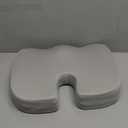 5 STARS UNITED Seat Cushion for Tailbone Pain Relief – Memory Foam Cushion for Coccyx, Hip, Hemorrhoid, Sciatica & Post-Surgery Recovery – Wheelchair, Car, Desk, Gaming & Office Chairs, L Gray