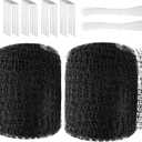 SPORTYOUTH Bird Netting 5x100 ft for Garden, Heavy Duty Black Deer Fence Netting Animals Barrier for Protecting Fruits Trees Vegetables Plants Against Birds Chicken Squirrels - 2 Pack