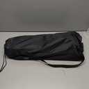 ZEMIRO CHARGE Lightweight Folding Bar Height Table, 36 Inch, Adjsutable Height & Cup Holder – Collapsible, Portable, Compact with Carry Bag for Lawn BBQ, Lounge, Picnic, Camping and Travel