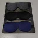 LKY DIGITAL Sleep Mask for Side Sleeper 3 Pack, Blackout 3D Eye Mask for Sleeping, Night Blindfold for Men Women