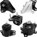5pcs Engine Motor and Transmission Bracket Kits Compatible with 2013/ 2014/ 2015/ 2016/ 2017 H~O~N~D~A Accord 2.4l,Replace # A65040/ A65054/ A65068/ A65071/ A65072