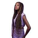 FreeTress Human Hair Braids Deep Bulk 18" (pack of 1, 1B)