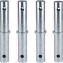 Heavy Duty Scaffolding Coupling Pin 1-5/16"OD x 9"L with 1/4" Collar,Scaffolding Supplies Part Retainers (4PACK)