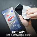 3 x Windex Electronic Cleaning Wipes, Pre-Moistened Screen Wipes for TVs, Phones, and Other Electronics, Resealable for a Freshness Lock, 25 Count (Pack of 3)