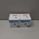 2 x Interactive Cat Toys for Indoor Cats,Rechargeable Automatic Concealed Cat Feather Teaser,Motion Activated Enrichment Toys for Indoor Bored Adult Cats(Color) (White)