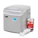 Whynter IMC-491DC Portable 49lb Capacity Stainless Steel with Water Connection Ice Makers, One Size