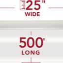 GBC Thermal Laminating Film, Rolls for Ultima 65 EZLoad, Nap I, 1.5 mil, 25" x 500', 2-Pack (3000004EZ)