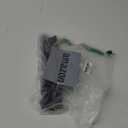 High Brightness Solar Fence Lights Solar Sign Lights Outdoor 2 Pack, Automatic Charging and On/Off Light Switch, 8 LED Beads for Gardens, Porches, Patios, Decks, Fencescapes - Warm White