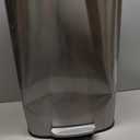 Garvee Step-on Stainless Steel Kitchen Trash Can - 13 Gal / 50 L Large Capacity, Rustproof Metal Garbage Bin with Soft Close Lid, Removable Inner Bucket & Rear Handle