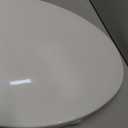 Elongated Toilet Seat, 18.5 Soft/Slow Close Oval (Oblong) Toilet Seat for Elongated Toilets, No-Slam Quiet-Close Lid, Easy-to-Install & Clean, Durable Never-Loosen White Plastic Seat