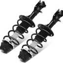 SCITOO 2PCS Front Strut Coil Spring Assembly 2009-2013 for Honda for Fit | Complete Shock Struts Assembly 2009 2010 2011 2012 2013 for Honda for Fit Replace for 1333440L 1333440R