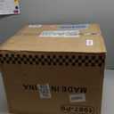 18 Pack Storage Bins with Lids, Plastic Storage Containers with Magnetic Door, 19 Qt Stackable Clear Storage Box for Home, Office Organizing