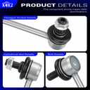 Zinc Nickel Alloy Front Stabilizer Sway Bar Links for 2013-2018 Toyota Avalon 2007-2017 Camry / 2013-2018 Lexus ES300h 2013-2018 Lexus ES350 K750123