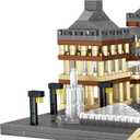 dOvOb Architecture Louvre Micro Building Blocks Set2885PCS - World Famous Architectural Model Toys Gifts for Kid and Adult