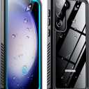 Temdan for Samsung Galaxy S23 Case,Waterproof Built-in Lens & Screen Protector[Full Body Shockproof][12 FT Military Drop Proof][Dustproof][IP68 Underwater] Case for Galaxy S23 5G Blue