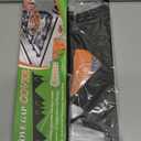 Stove Gap Covers Stainless Steel, 2 Pack Stove Gap Filler Easy Retractable Length 13.8" to 27.5", Width 0.79" ALMCALS Stove Gap Guards Range Trim Kit, Heat Resistant Guard Between Stove Top & Counter (Black)