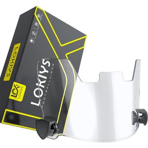 Football Visor - Eye Protection for Football Helmet (Clear)